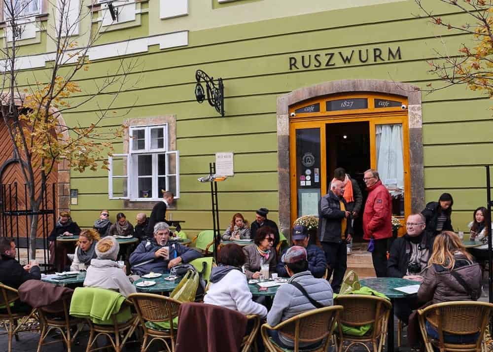 Ruszwurm Café a Budapest