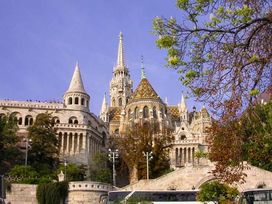 Fishermen's Bastion with Matthias Church in the back