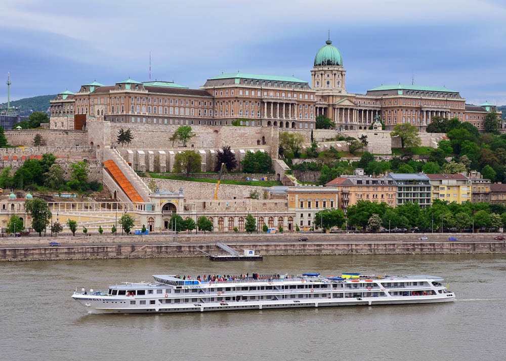View of the Royal Palace in Budapest