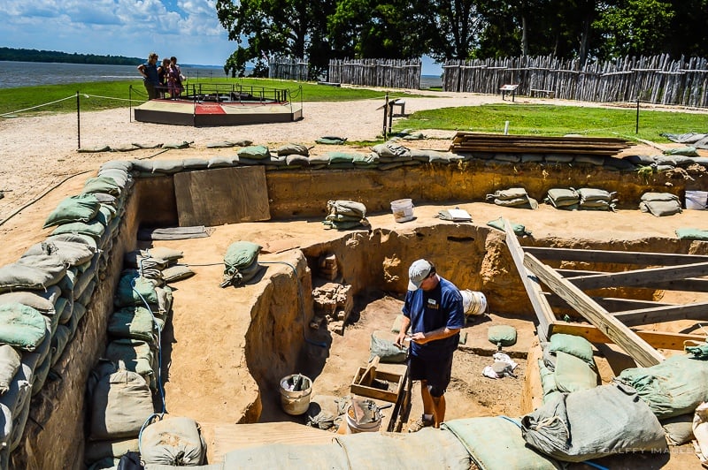 Archeological Site of Jamestown settlement