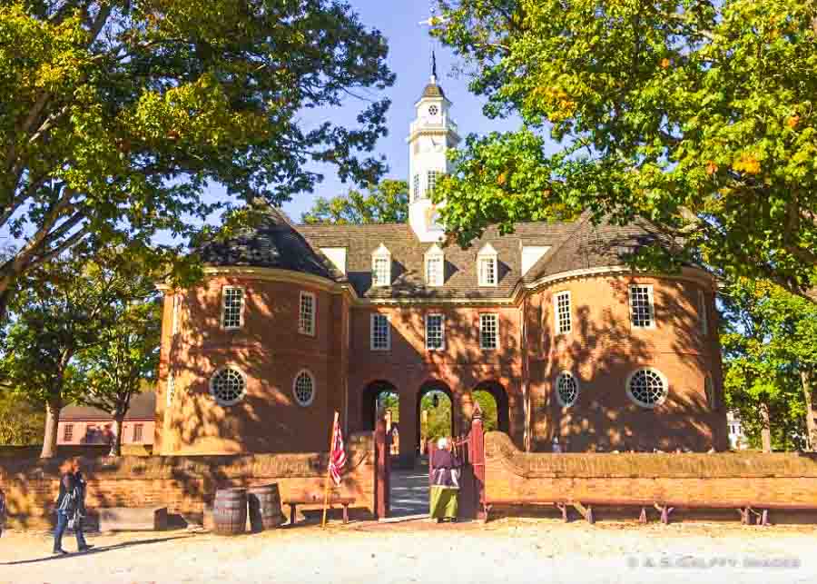 The Capitol Building in Colonial Williamsburg