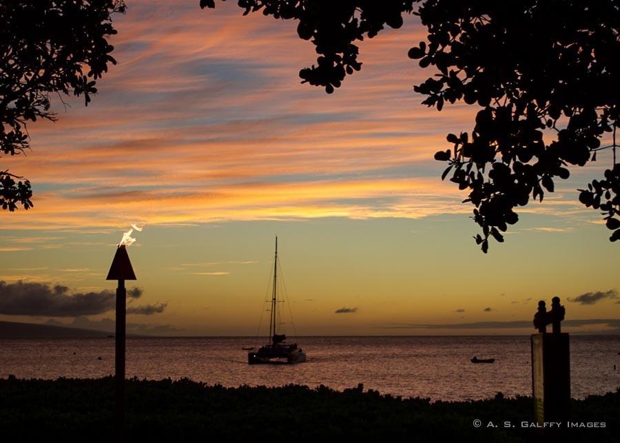 Romantic Maui sunset