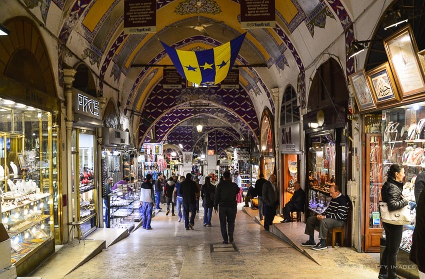 the Grand Bazaar in Istanbul