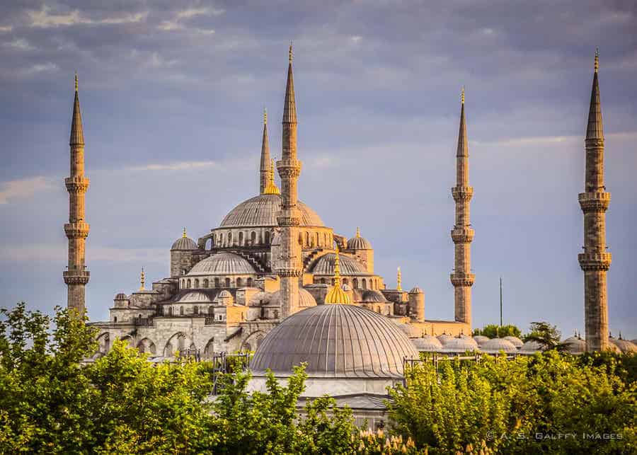 the Blue Mosque in Istanbul