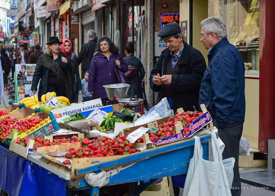 Istanbul open market