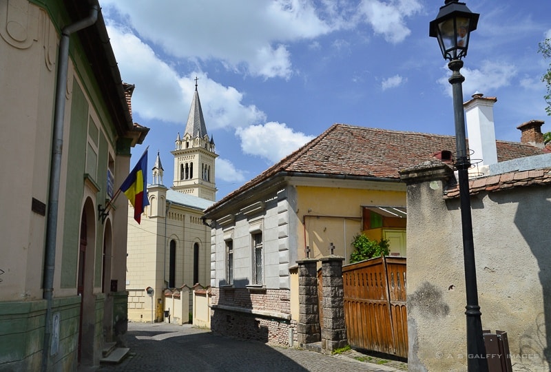 Medieval street in the old town