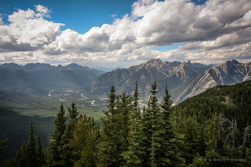 View from Sulphur Mountain