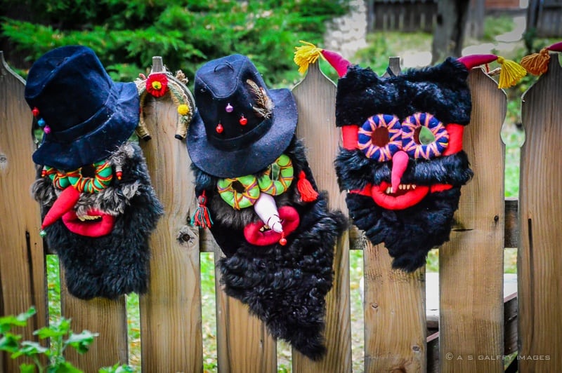 Folk masks from Maramures, Romania