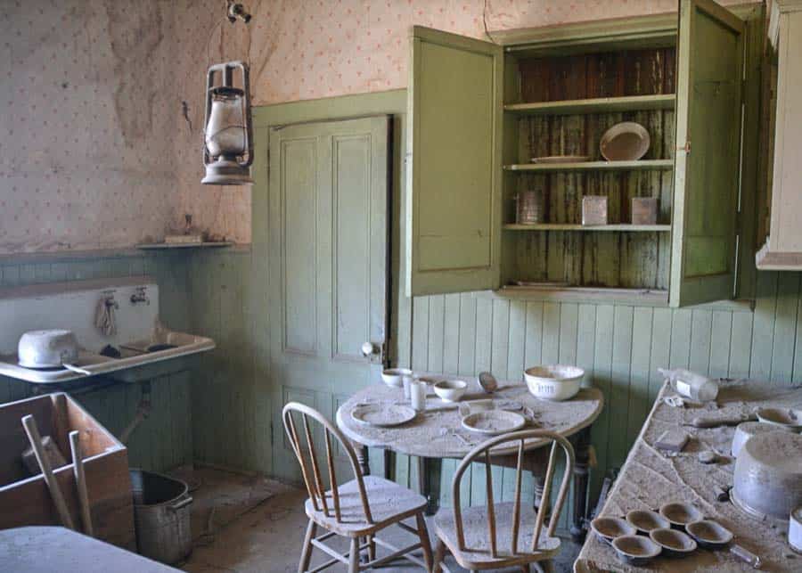 Kitchen in Bodie Ghost Town