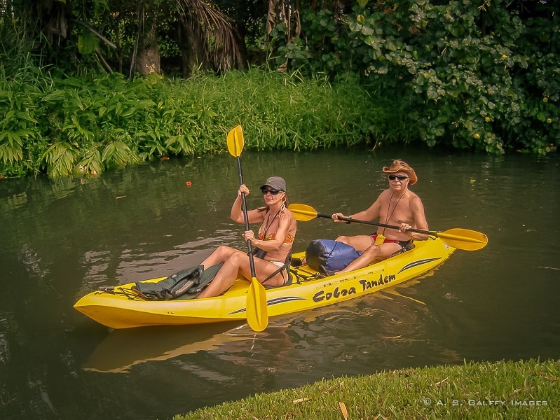 Kayaking in Kauai