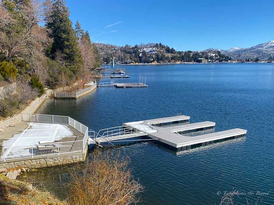 lovely perspective of Lake Arrowhead from the North Shore Trail