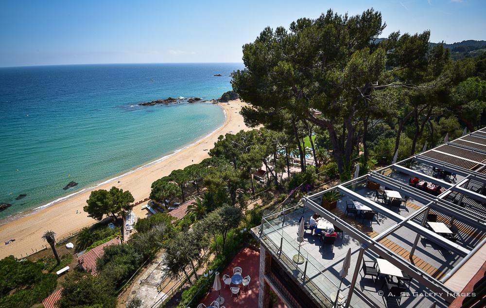 View from the room at Hotel Santa Marta in Lloret del Mar