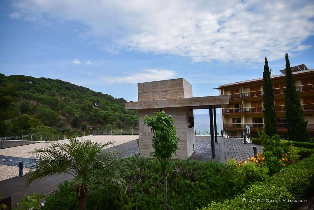 View of the Santa Marta Hotel in Lloret de Mar