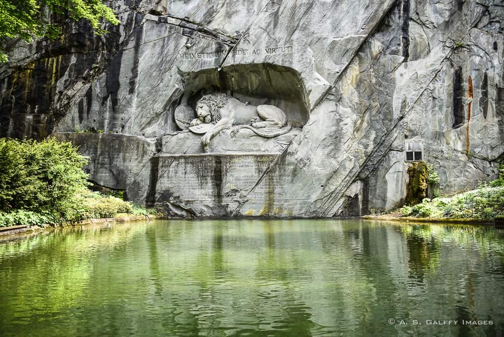 The Lion of Lucerne monument