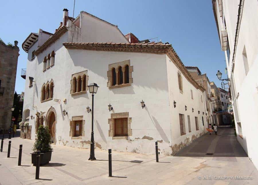 building in Vila Vella , Tossa de Mar Spain