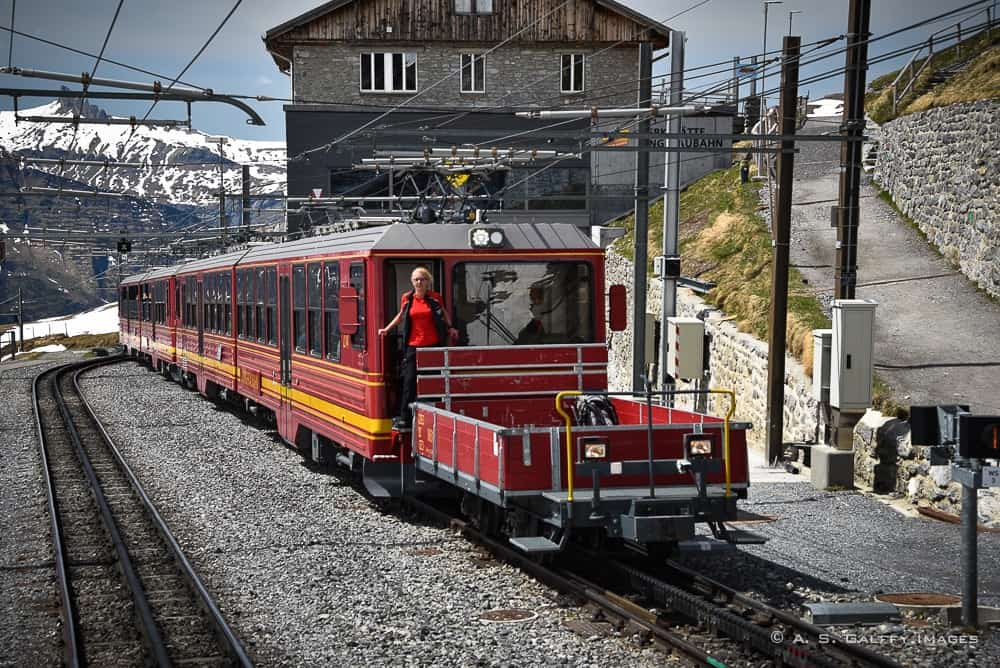 Cogwheel train to Jungfraujoch