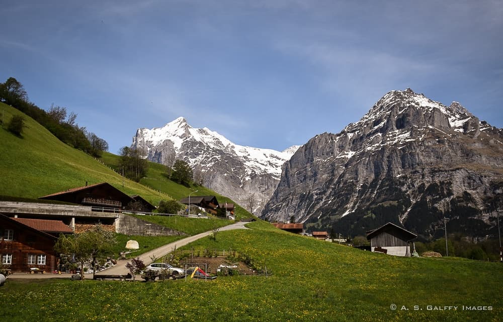 view of the Swiss villages 