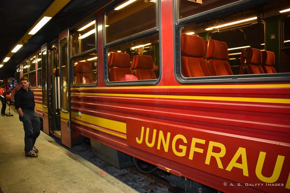 Cogwheel train to Jungfraujoch