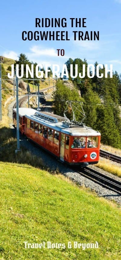cogwheel train to Jungfraujoch