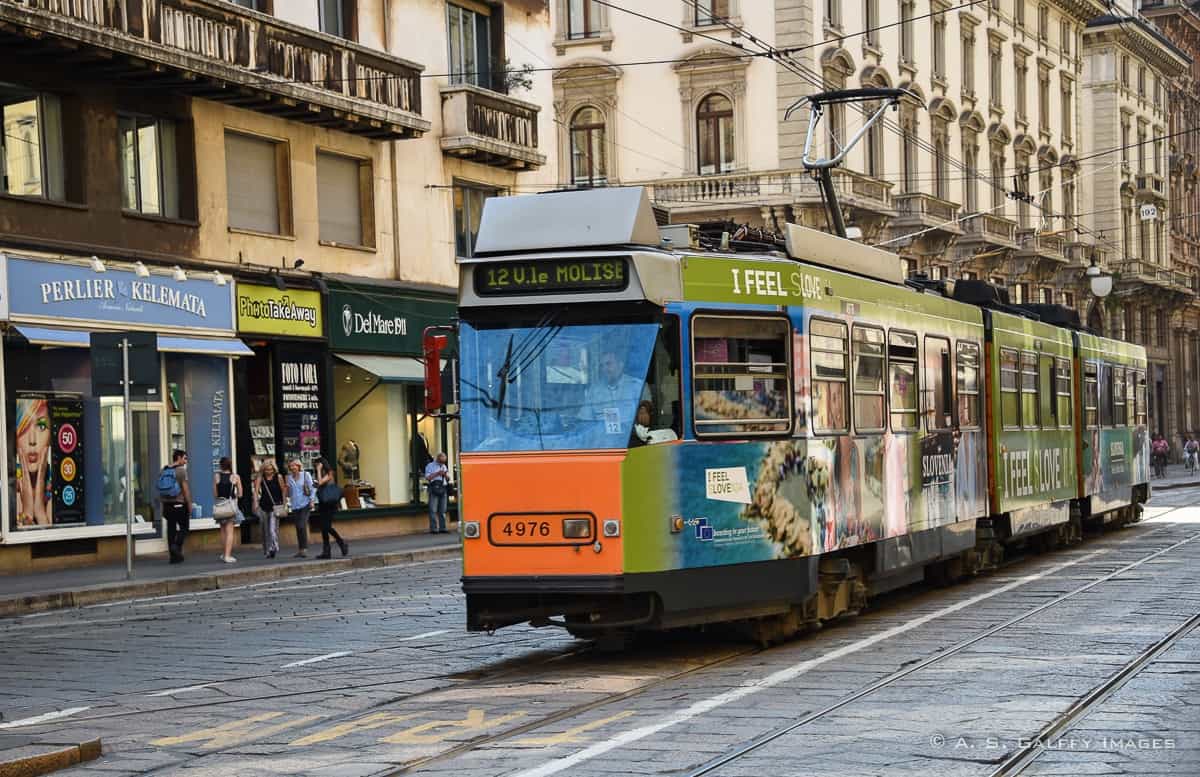 Tram in Milan - One day in Milan