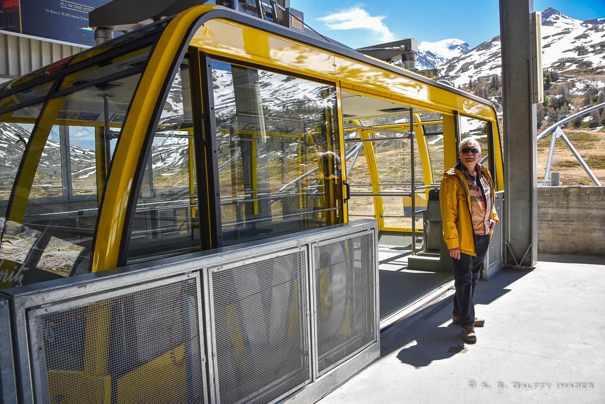 Aerial tramway to Diavolezza