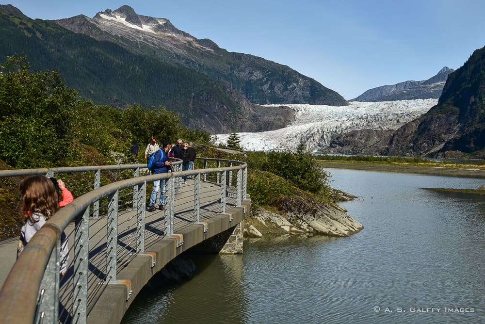 Exploring the Mendenhall Glacier in Juneau