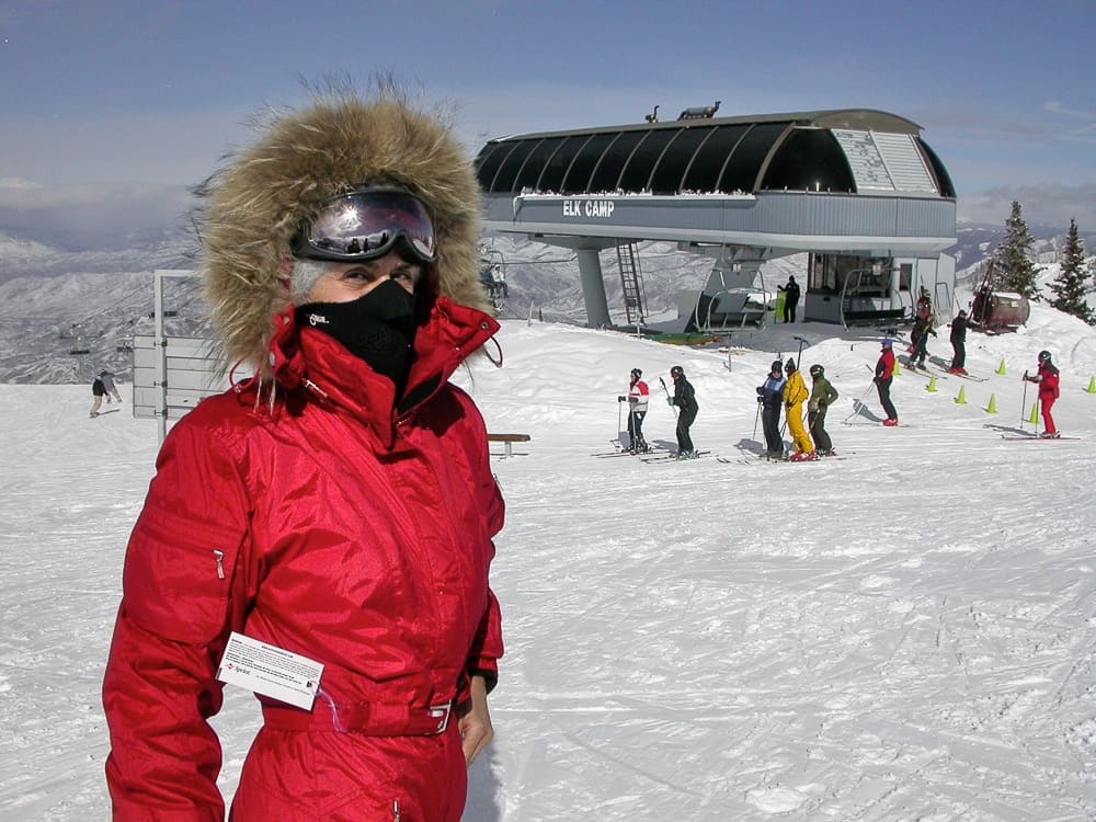 Skiing in Snowmass