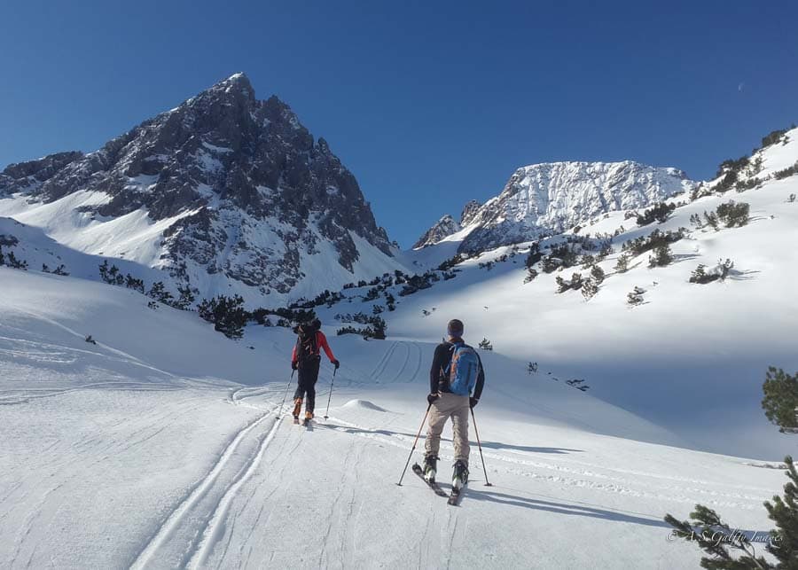 Backcountry skiing in Jacksonville Hole