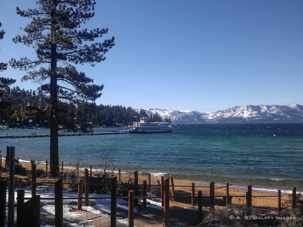 Lake Tahoe in winter