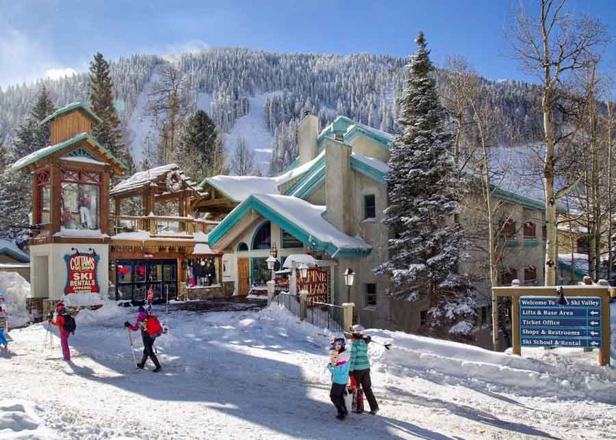 Taos Valley Ski resort in the US