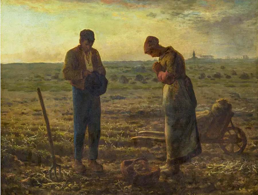 "The Angelus" (in French, L'Angélus) by Jean-François Millet