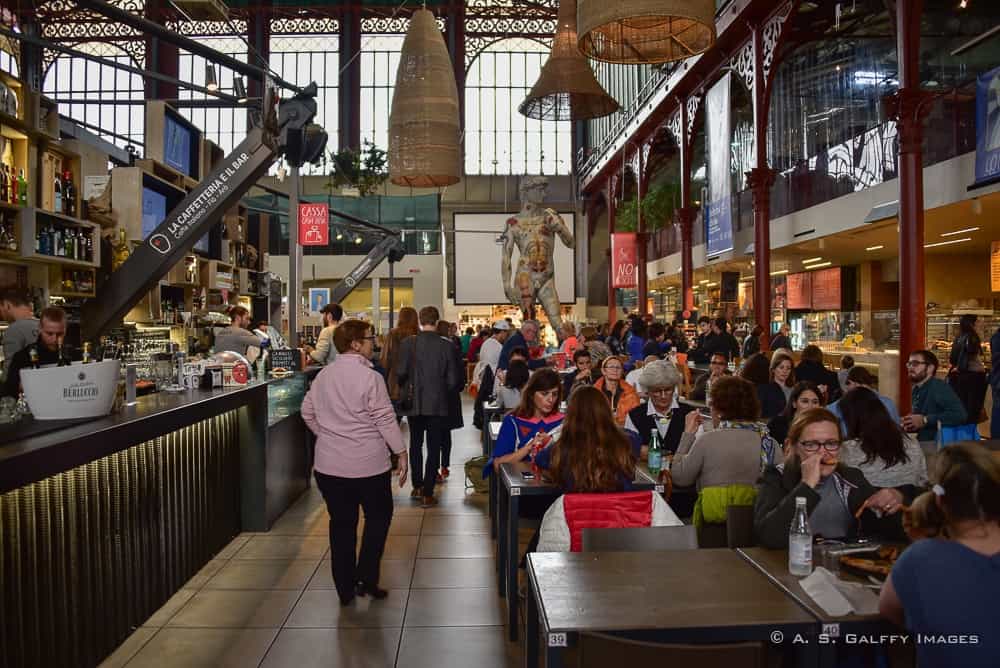 view of Mercato Centrale in Florence