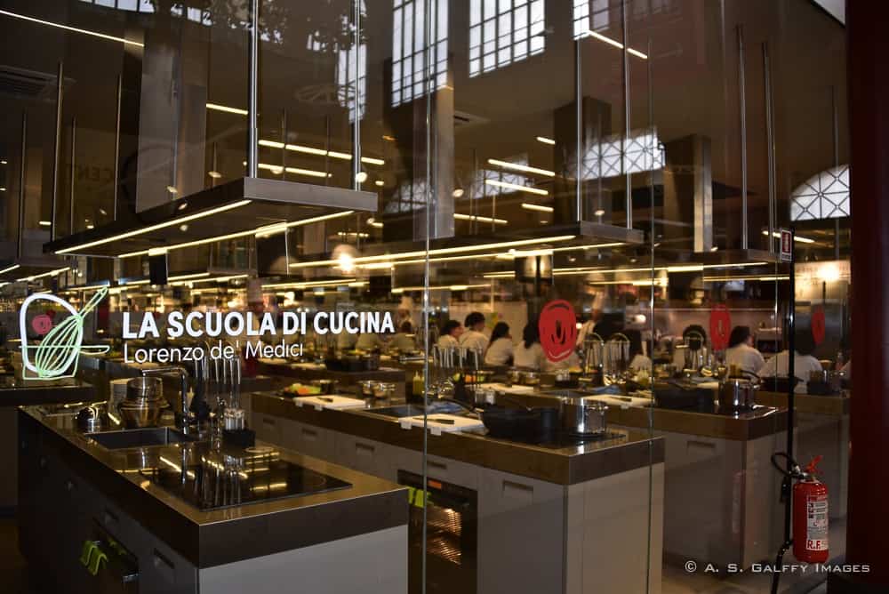 The cooking school at Mercato Centrale in Florence