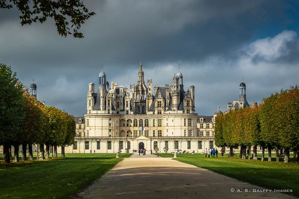 Chateau de Chambord in the Loire Valley, France