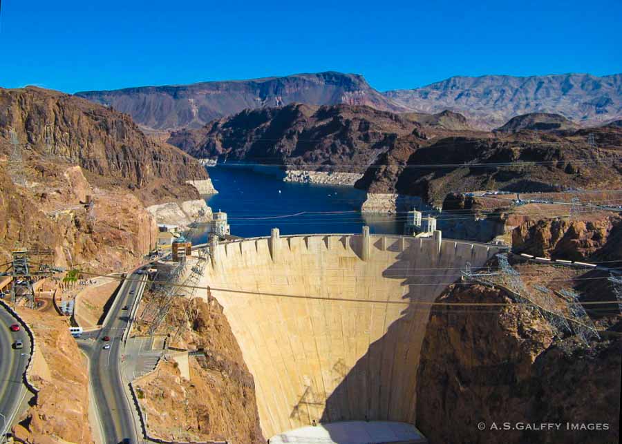 View of the Hoover Dam