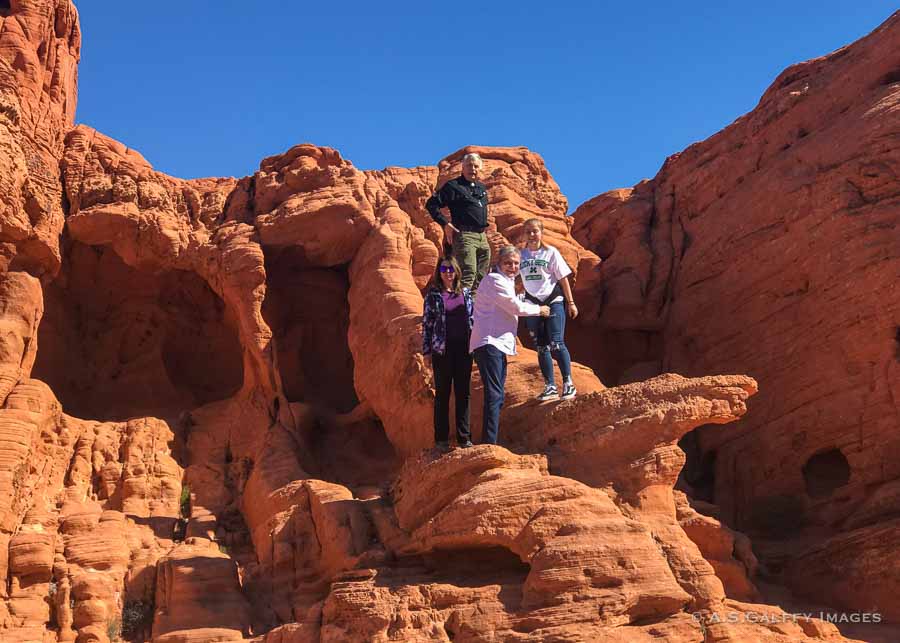 Visiting the Red Rock Conservation Park near Las Vegas