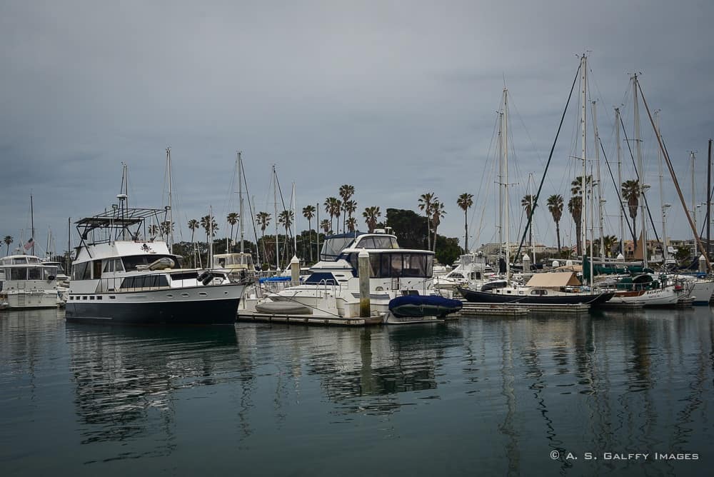 yacht port in Oxnard