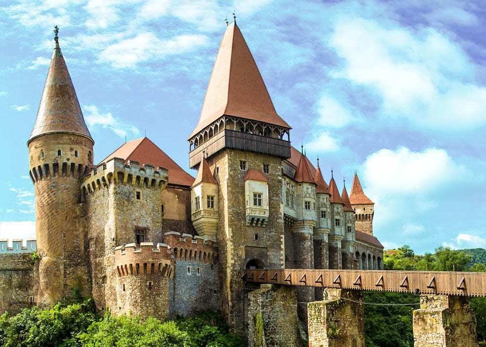 Corvin Castle in Transylvania, Romania