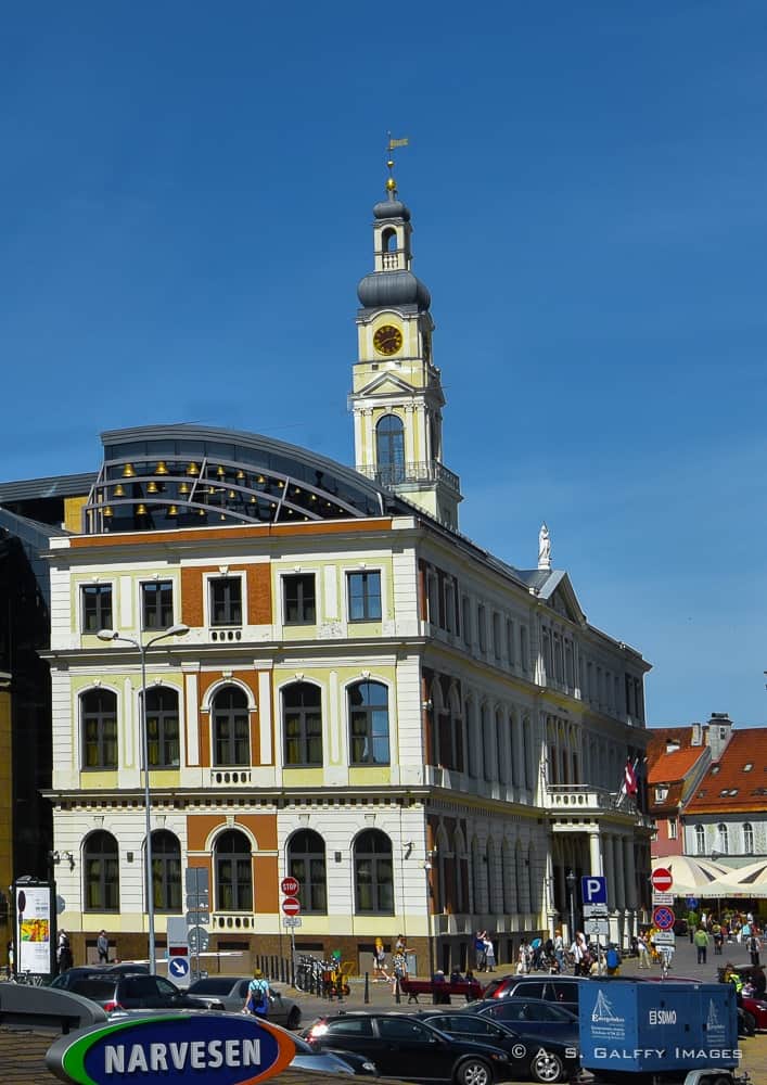 Town Hall Building in Old Town Riga