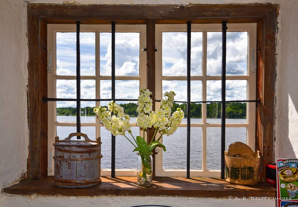 view from the manor window