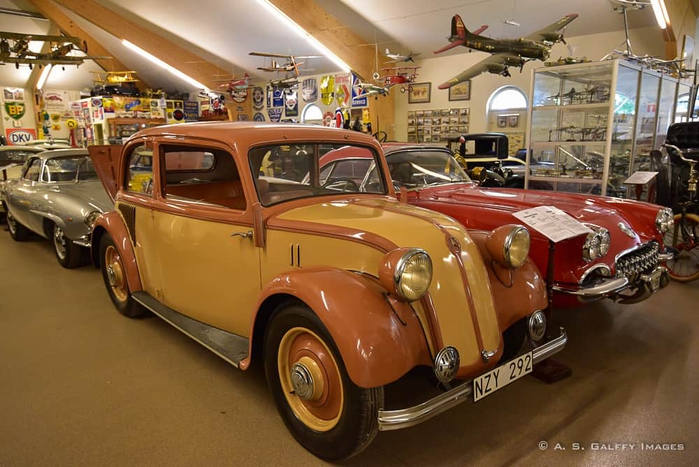 Car collection at Sparreholm Castle