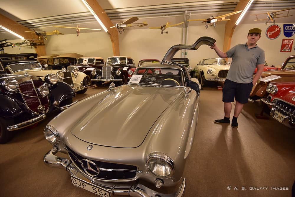 Car collection at Sparreholm Castle