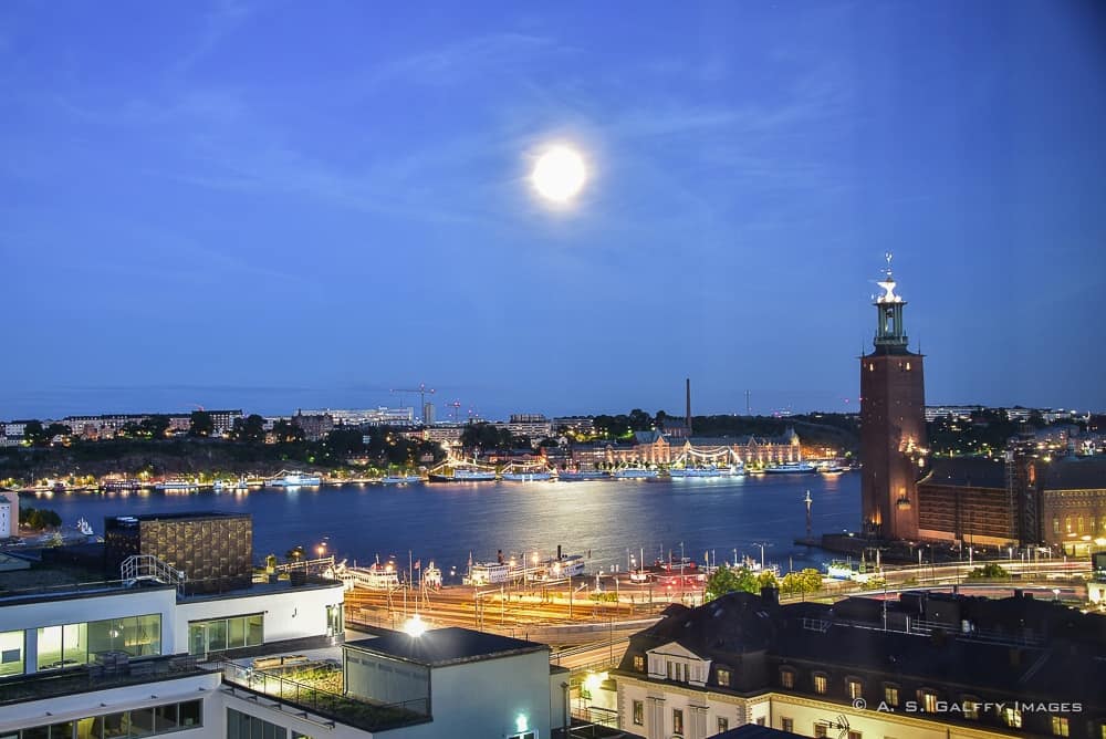 Stockholm at night