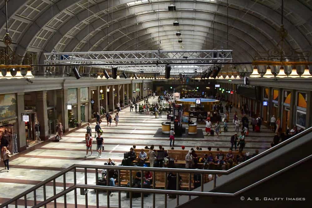 view of the Stockholm Central Station