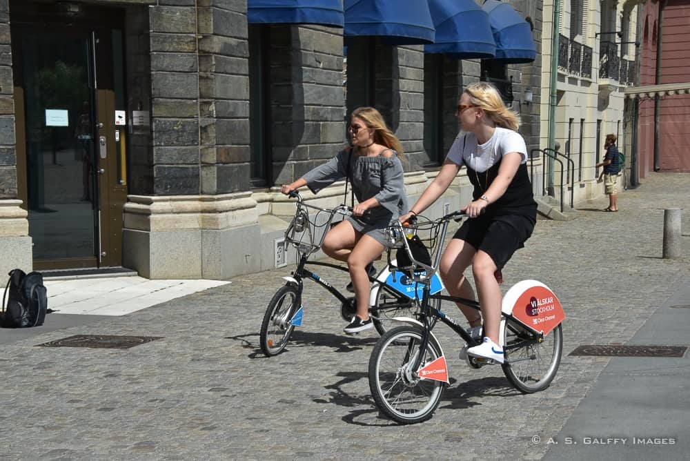 Visiting Stockholm on the bike