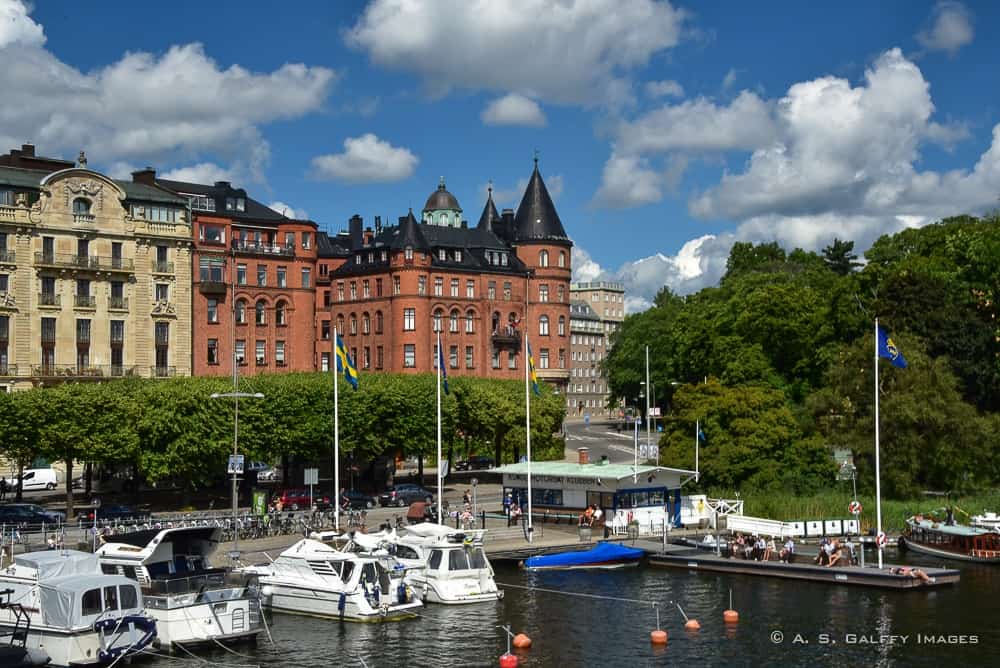 Buildings in Downtown Stockholm