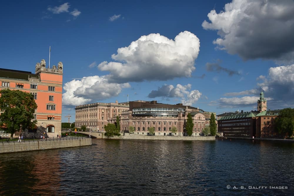 View of downtown Stockholm