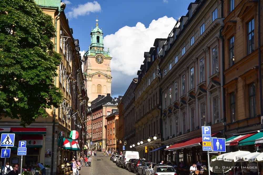 Street in Stockholm's Old Town