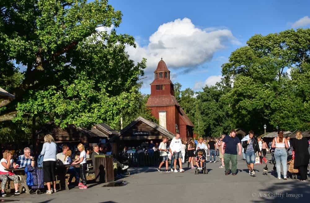 Skansen open air museum entrance