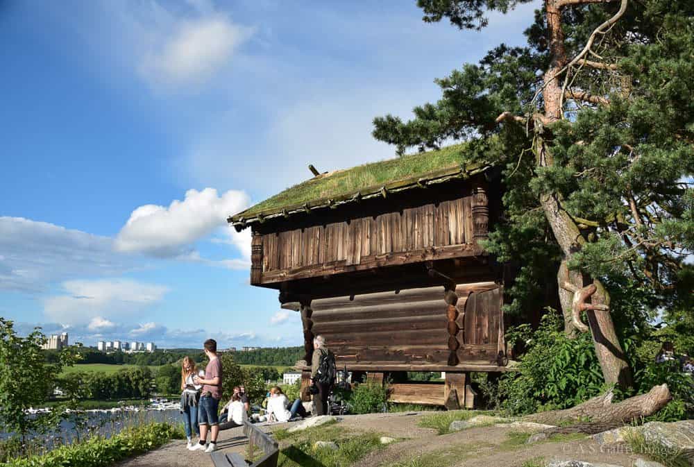 Inside Skansen open air museum